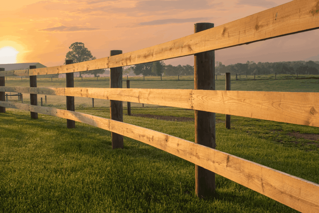 Fencing project in rural area