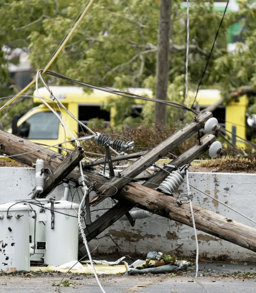 Hurricane Helene Response – Georgia 3-Pole and Wire-min Hurricane Helene Response - Georgia 3-Pole and Wire-min