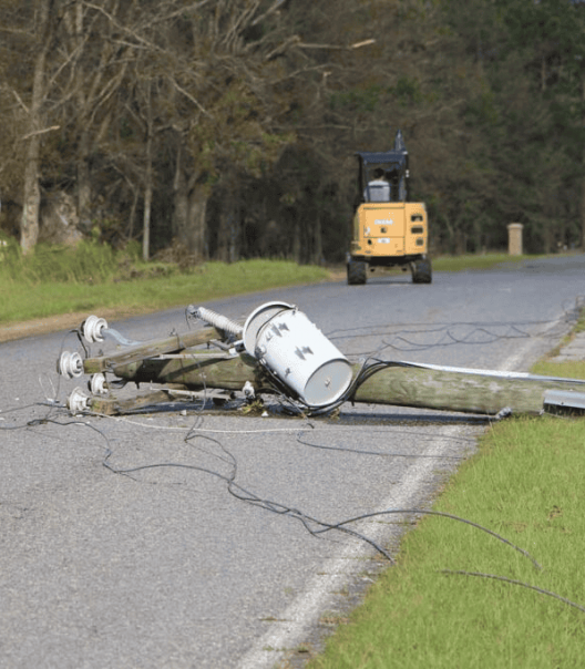 Hurricane Helene Response – Georgia 4-MON-Satilla-REMC-1024×683 Damaged utility infrastructure after Hurricane Helene in Georgia