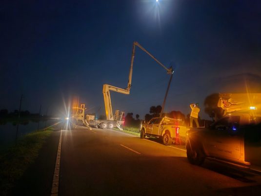 Hurricane Idalia - Florida 1-bucket trucks